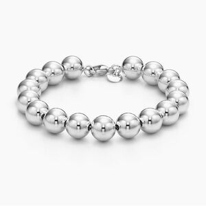Tiffany Sterling Silver HardWare Ball Bracelet 925